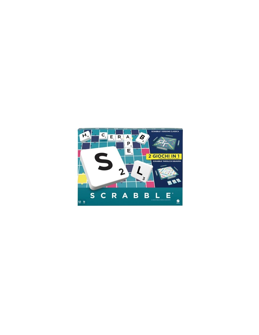 Mattel Games Scrabble Gioco da Tavolo Parole 8+ | Shop in Casa