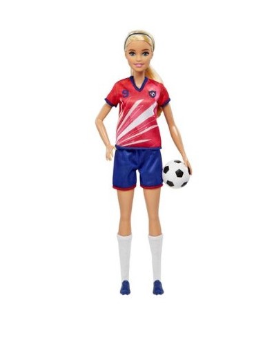 GIOCATTOLO PUBBLICIZZATO: vendita online BARBIE HCN17 BAMBOLA CALCIATRICE in offerta