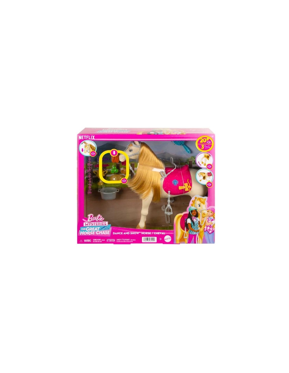 GIOCATTOLO PUBBLICIZZATO: vendita online BARBIE HXJ42 CAVALLO CON ACCESSORI in offerta