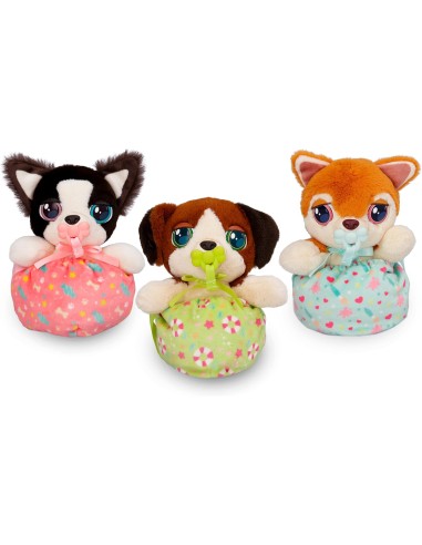 Baby Paws, mini cuccioli Beagle peluche interattivi, borsetta da po...