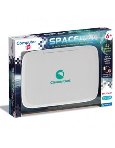 CLEMENTONI COMPUTER KID SPACE LAPTOP GIOCO DI LOGICA PER BAMBINI su...