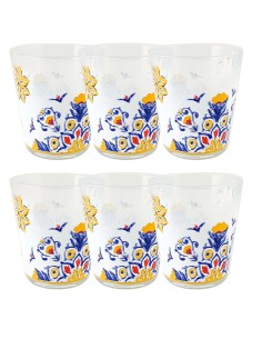 BICCHIERI ACQUA VINO BIBITA: vendita online ONF 6 BICCHIERI ACQUA DEC.CAPRI in offerta