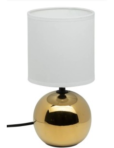 Atmosphera Lampada in Ceramica Timéo Oro H25 cm | shopincasa.it