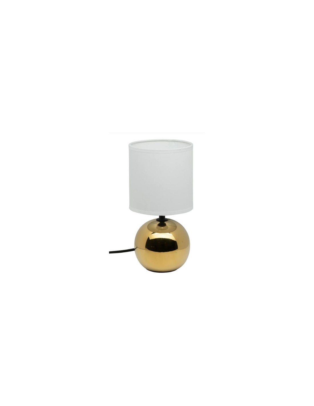Atmosphera Lampada in Ceramica Timéo Oro H25 cm | shopincasa.it