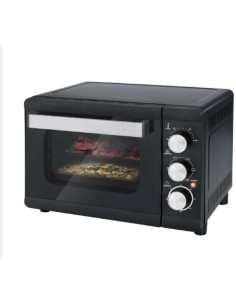 FORNI E MICROONDE: vendita online Forno elettrico ventilato, 46x38 cm, H 31 cm, 1380W, doppio vetro, timer 60 minuti, 100-230...