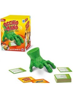 Occhio Alla Mano MB678576 - Gioco con Mano Elettronica e 72 Carte
