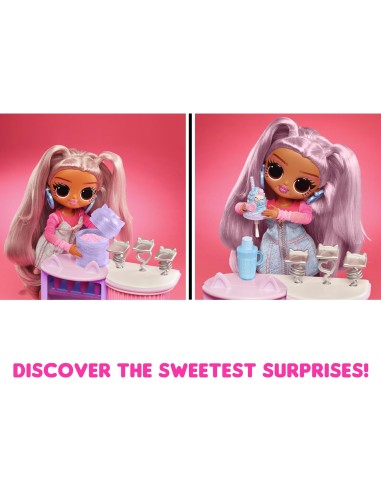 GIOCATTOLO PUBBLICIZZATO: vendita online L.O.L. Surprise! OMG Sweet Nails: Kitty K Café, Unghie Finte, Smalti e 15 Sorprese p...