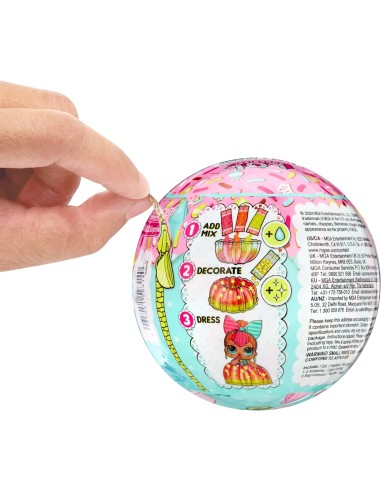 GIOCATTOLO PUBBLICIZZATO: vendita online LOL Surprise Mix & Make Birthday Cake, Bambola da Collezione con Abito-Torta Fai-da-...