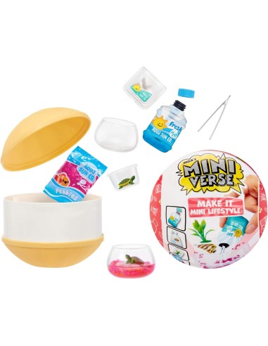 Miniverse Make It Mini Lifestyle Series 1B - Giocattolo Creativo per Bambine con Accessori e Personaggi