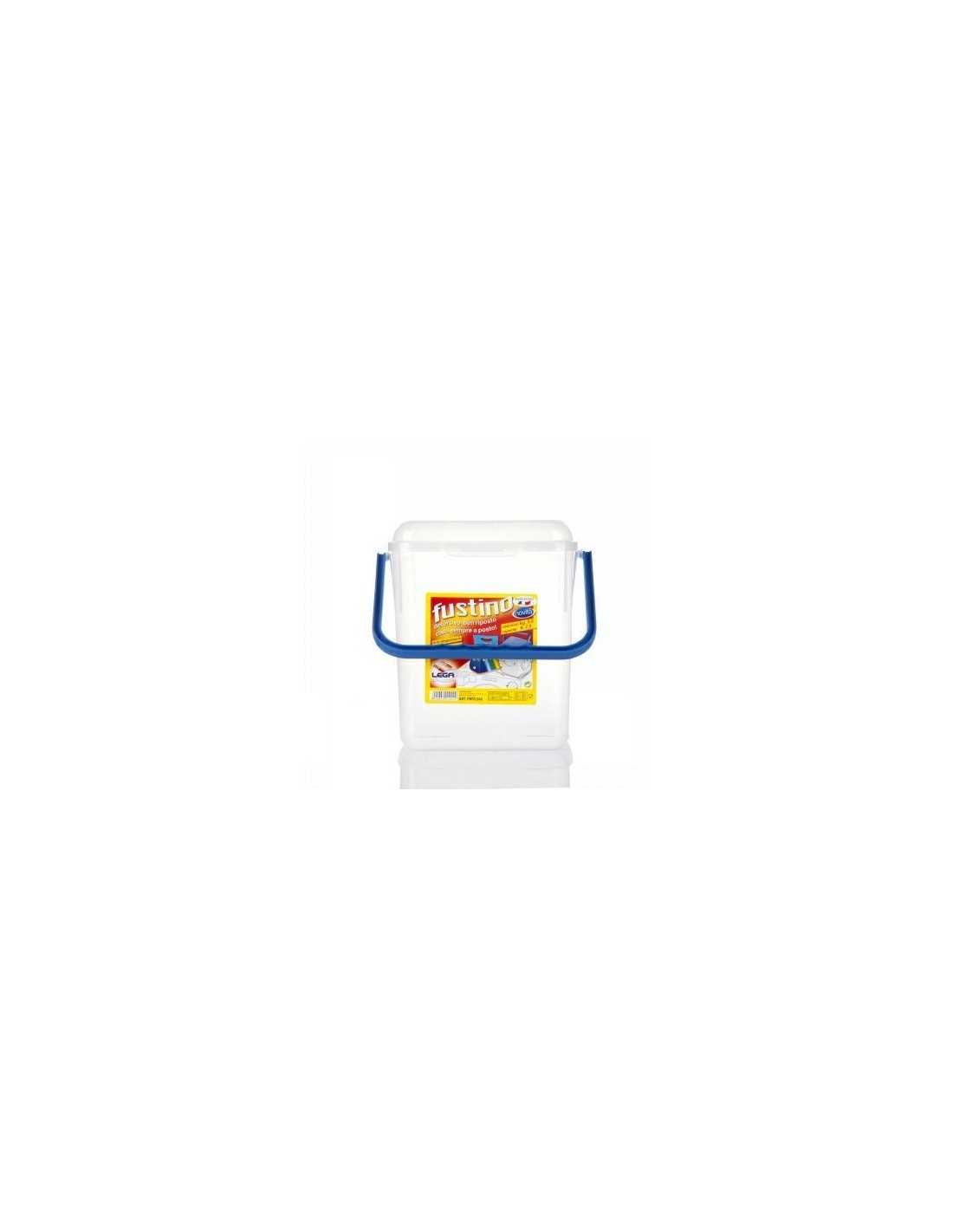 FUSTINO UNIVERSALE IN PLASTICA TRASPARENTE 5 KG