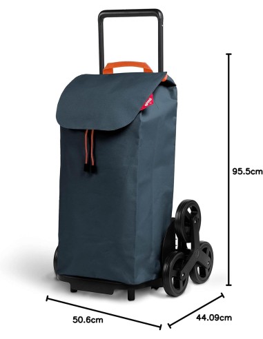 TROLLEY SPESA 168414 TRIS GRIGIO su Shop in Casa