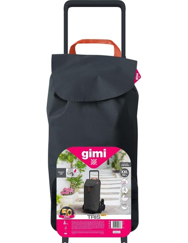TROLLEY SPESA 168414 TRIS GRIGIO su Shop in Casa