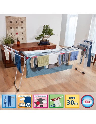 STENDIBIANCHERIA INFINITY FLEX 30MT su Shop in Casa