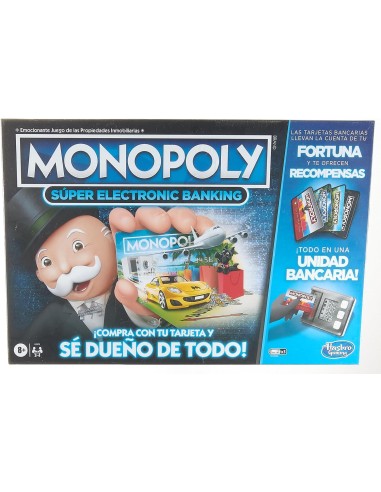 GIOCHI DI SOCIETA'E PUZZLE: vendita online GIOCO E8978 MONOPOLY SUPER ELECTRONIC BANKING in offerta