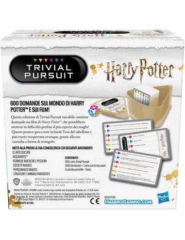 GIOCO F1047 HARRY POTTER TRIVIAL PURSUIT su Shop in Casa