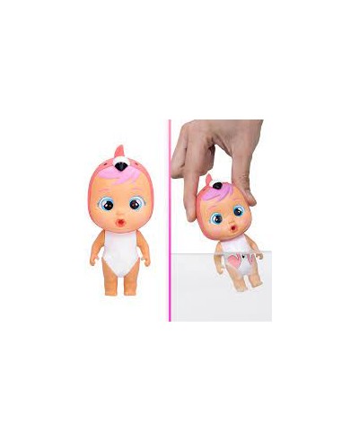 Cry Babies Magic Tears Tropical Beach Babies, Bambola con 4 Accesso...