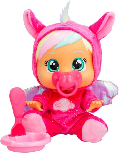 Cry Babies Loving Care Fantasy, Bambola Interattiva con Pigiama Int...