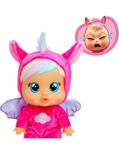 Cry Babies Loving Care Fantasy, Bambola Interattiva con Pigiama Int...