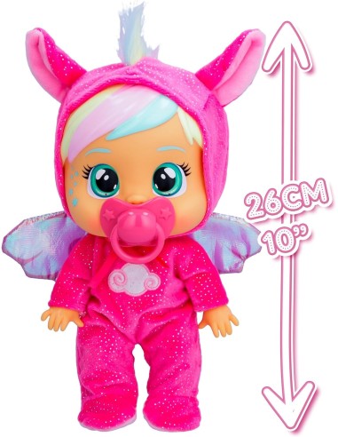 Cry Babies Loving Care Fantasy, Bambola Interattiva con Pigiama Int...