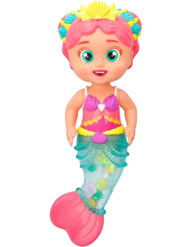 Bloopies Shimmer Mermaids, bambole sirene assortite, ciondoli scint...