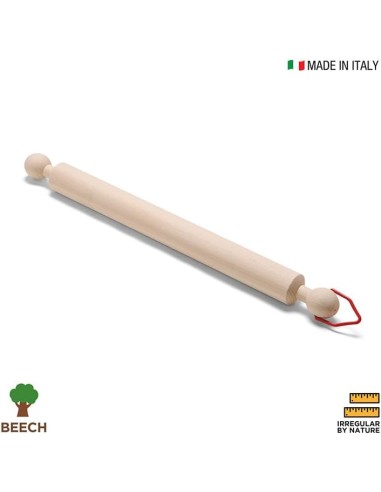 MATTARELLO IN LEGNO CON ANELLO 50 CM DEMOLLI su Shop in Casa