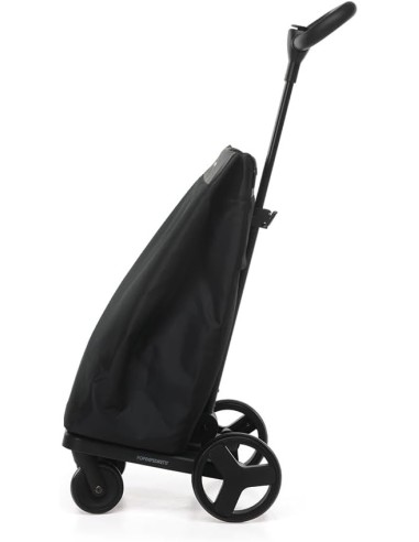 CARRELLI SPESA: vendita online Foppapedretti Go Go Carrello Spesa, Black, Sacca Impermeabile 46 L, Borsa Termica 8 L, Manubri...