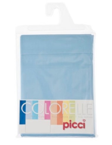 TESSILE: vendita online Sopra Lenzuolo Letto – Celeste in offerta
