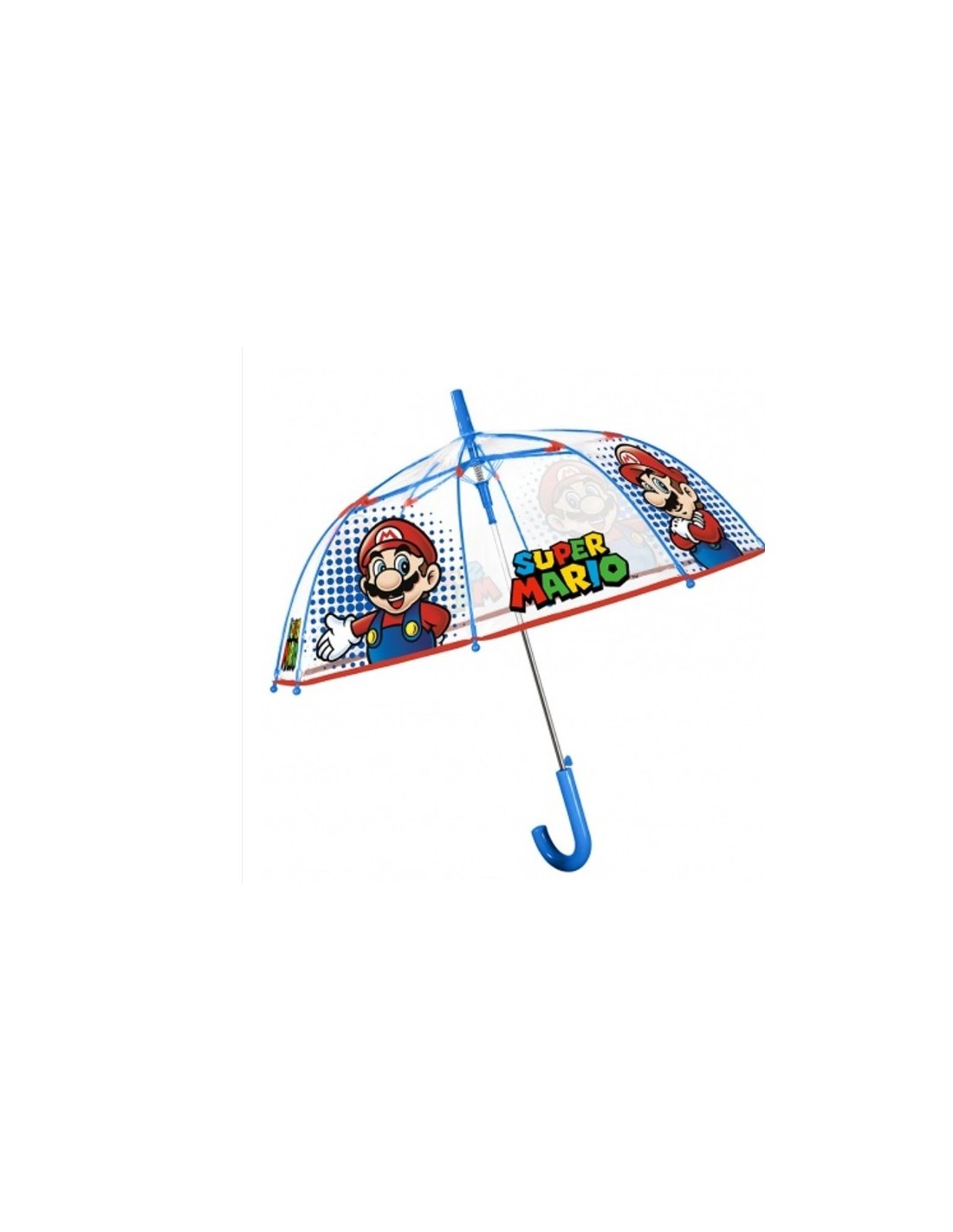 OMBRELLI PIOGGIA: vendita online Ombrello Bambino Super Mario, Automatico, 45cm, Cupola, Colori Vivaci, Nintendo Originale in...