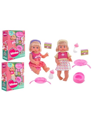 BIMBO 41107 BAMBOLA BEVE/BAGNA 40CM ASSORTITO su Shop in Casa