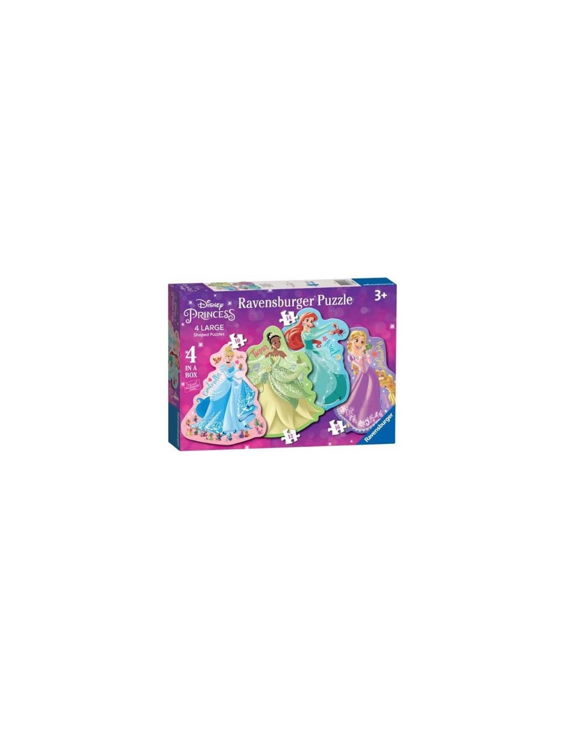 GIOCHI DI SOCIETA'E PUZZLE: vendita online PRINCESS 03082 SET 4 PUZZLE 10/12/14/16PZ in offerta
