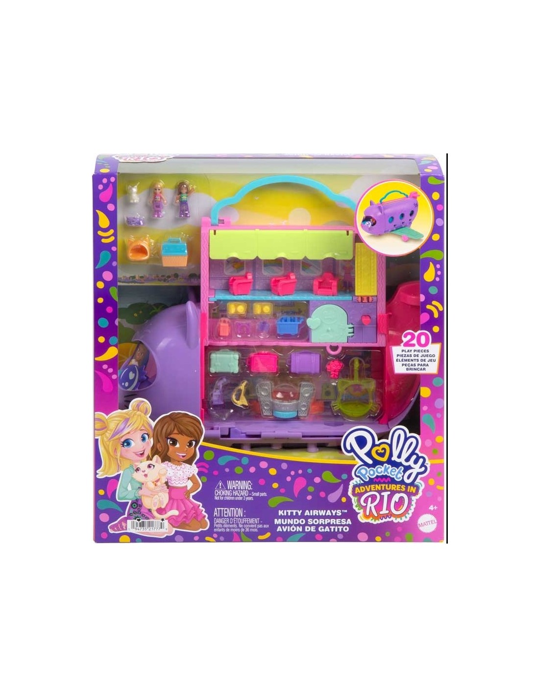 POLLY POCKET HWP19 AEREO GATTINO su Shop in Casa