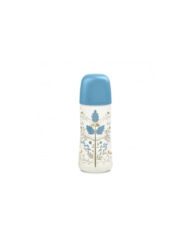 Suavinex Gold Biberon Silicone Azzurro 360 ml +6 Mesi