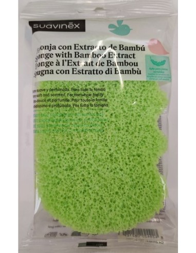 Spugna con Estratto di Bambù Suavinex | Morbida e Delicata - Shopincasa.it
