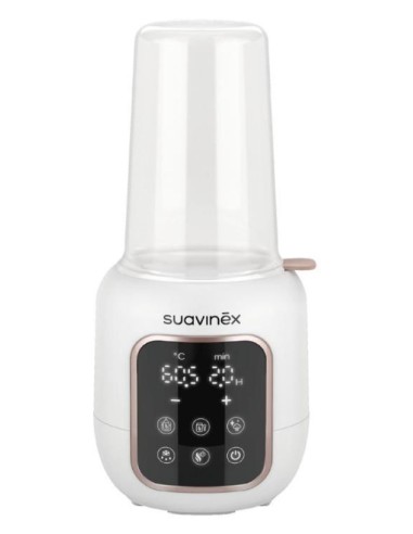 Suavinex Scaldabiberon e Sterilizzatore 2 in 1 - Scalda e Sterilizza in Modo Sicuro