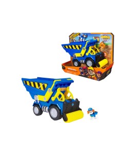 Rubble & Crew, Veicolo Deluxe di Wheeler, Camion Ribaltabile con Lu...