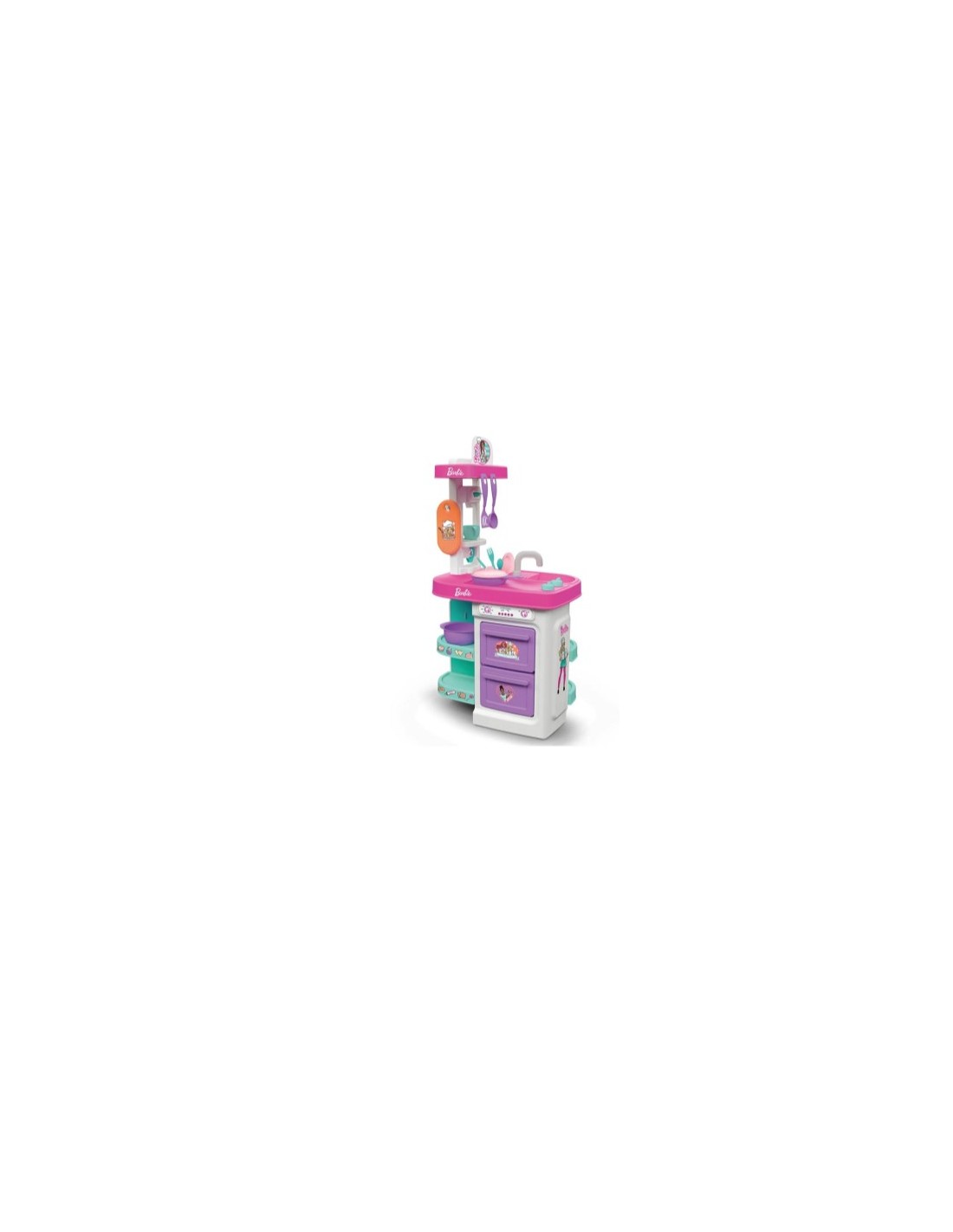GIOCATTOLO PUBBLICIZZATO: vendita online Barbie Cucina Twist, Cucina per Bambini, Lavello, Piano Cottura, Frigorifero, Macchi...