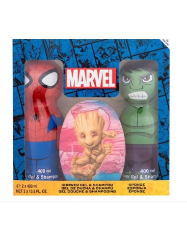 BAZAR IGIENE PERSONA: vendita online AVENGERS 9348 SET SPUGNA+2 DOCCIA SHAMPOO 400ML in offerta