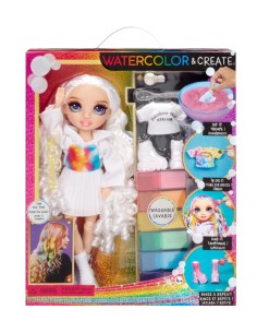GIOCATTOLO PUBBLICIZZATO: vendita online Rainbow High Watercolour & Create DIY Fashion Doll, Acquerelli Lavabili, Kit Tie-Dye...