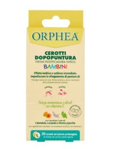 Orphea Cerotti Dopopuntura Bambini 30 Pezzi | Sollievo Prurito | ShopInCasa.it