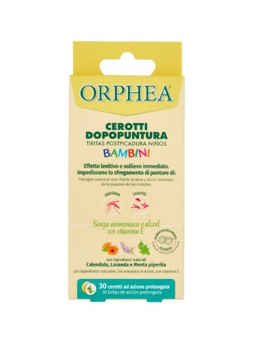 Orphea Cerotti Dopopuntura Bambini 30 Pezzi | Sollievo Prurito | ShopInCasa.it