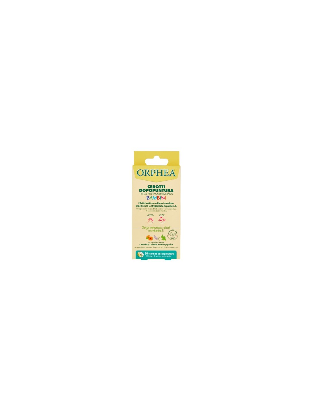 Orphea Cerotti Dopopuntura Bambini 30 Pezzi | Sollievo Prurito | ShopInCasa.it