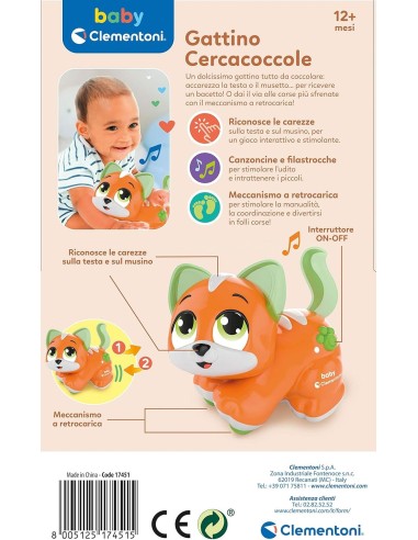 BABY GATTINO CERCACOCCOLE su Shop in Casa
