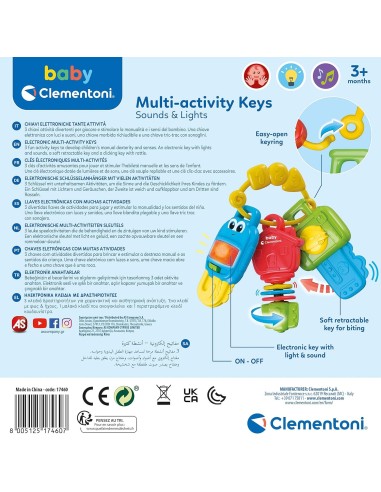 BABY CLEMENTONI CHIAVI MULTIATTIVITA' su Shop in Casa