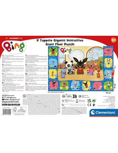 BING TAPPETO INTERATTIVO CLEMENTONI su Shop in Casa