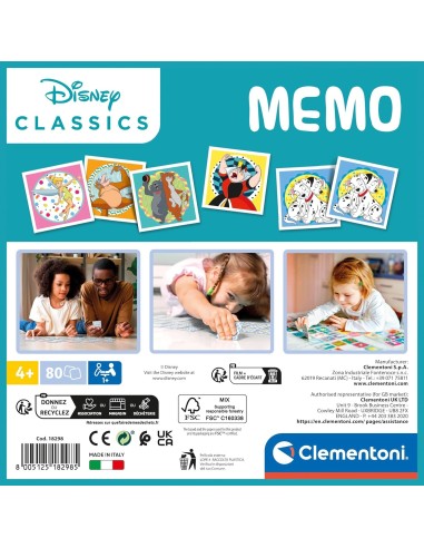 DISNEY MEMORY GAME CLEMENTONI su Shop in Casa