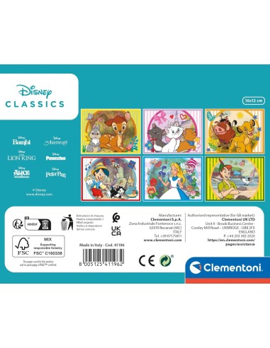 DISNEY SET 12 CUBI CLEMENTONI su Shop in Casa