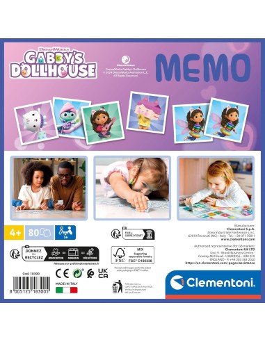 GABBY MEMORY GAME CLEMENTONI su Shop in Casa