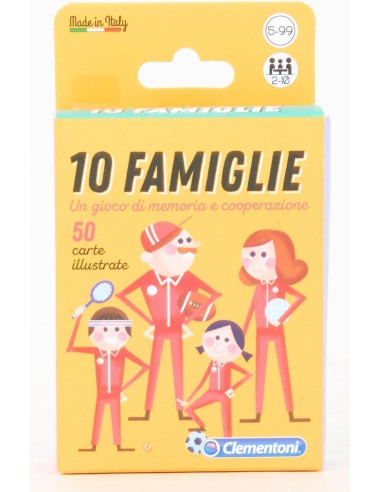 GIOCO CARTE 10 FAMIGLIE CLEMENTONI su Shop in Casa