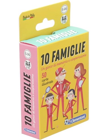 GIOCO CARTE 10 FAMIGLIE CLEMENTONI su Shop in Casa