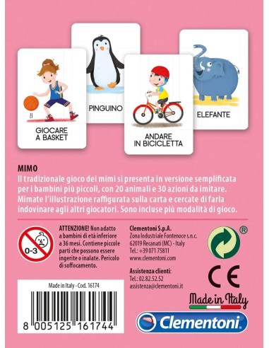 GIOCO CARTE MIMO CLEMENTONI su Shop in Casa